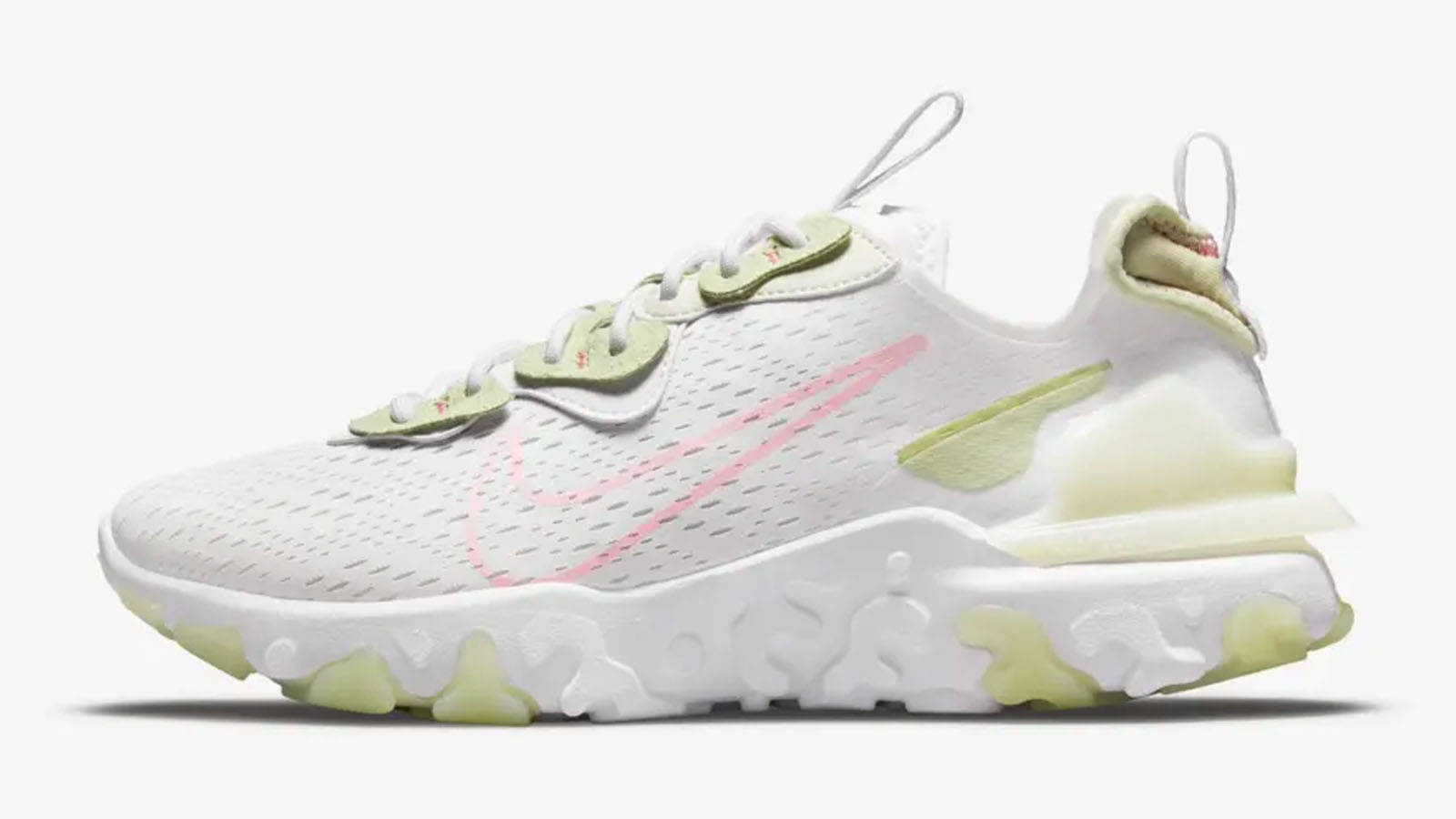 Nike React vision green pink sale listicle
