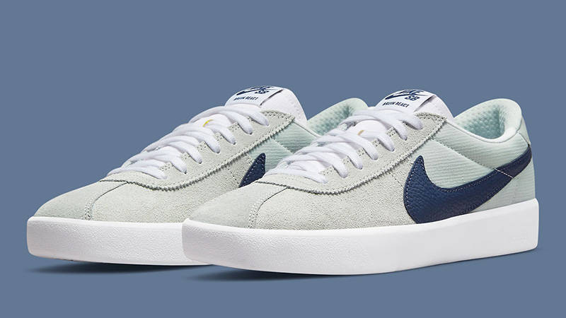 Nike SB Bruin React Light Mint Navy CJ1661-004 front