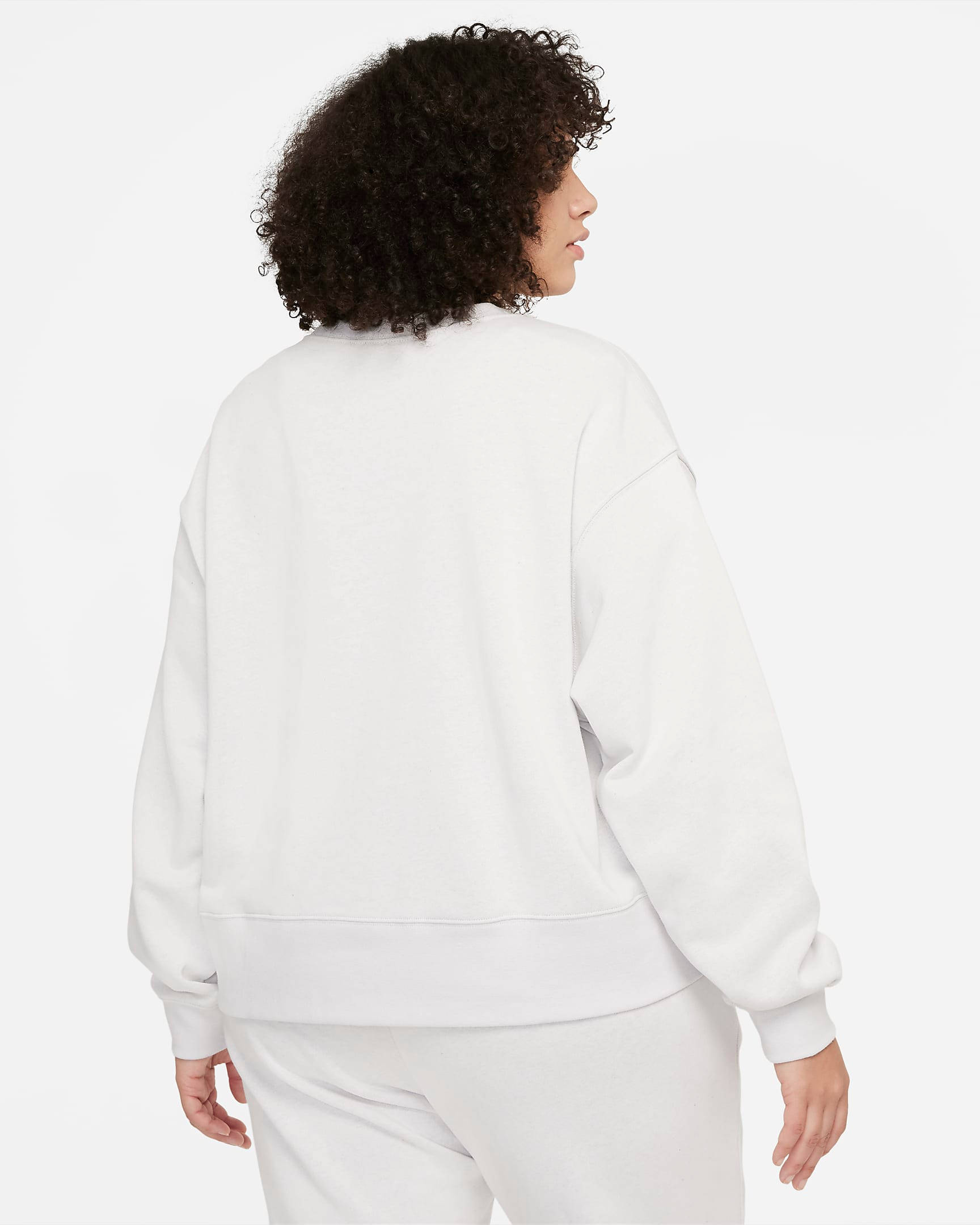 sportswear collection essentials oversize fleece crew sweatshirt