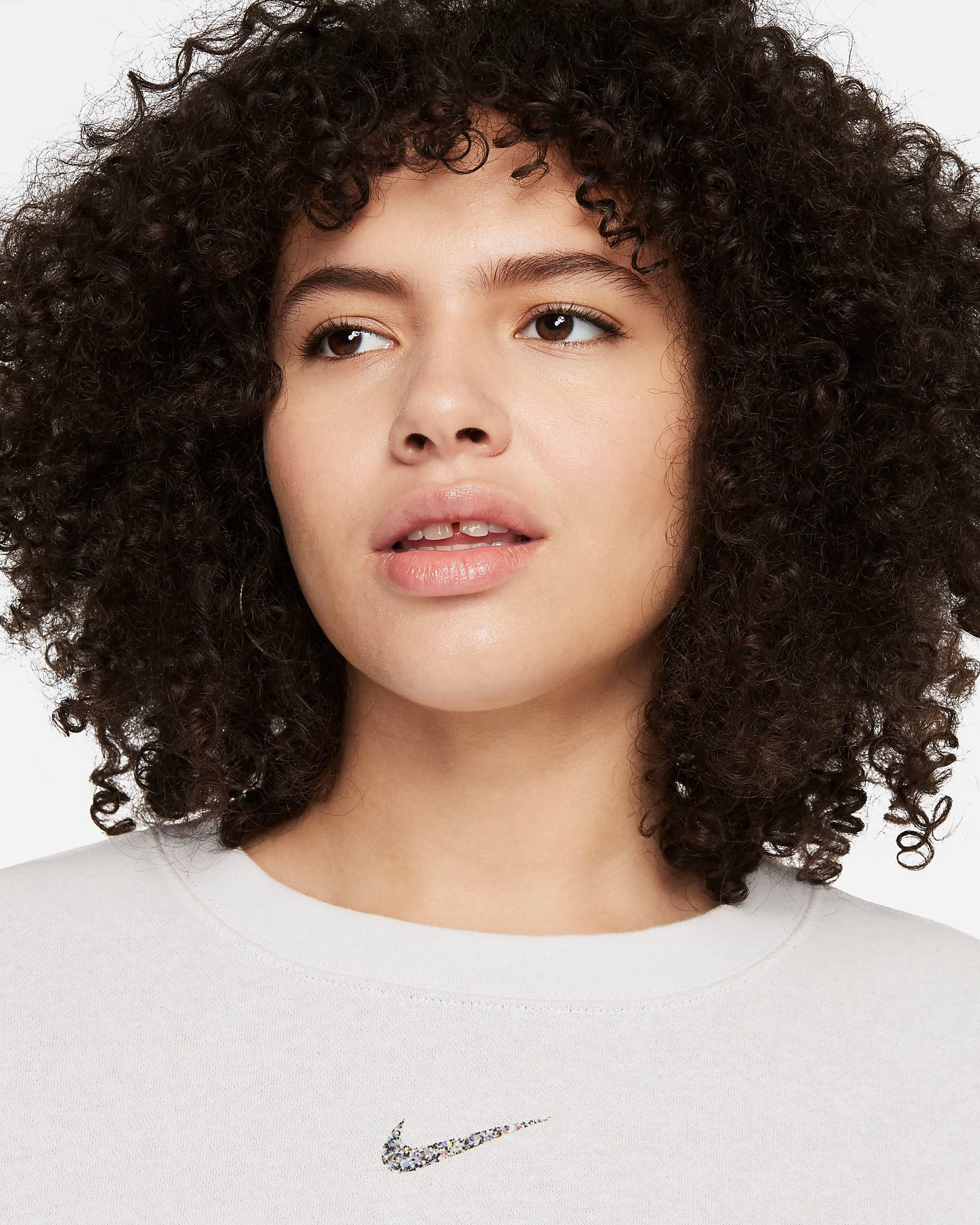 nike sportswear collection essentials women's oversized fleece crew