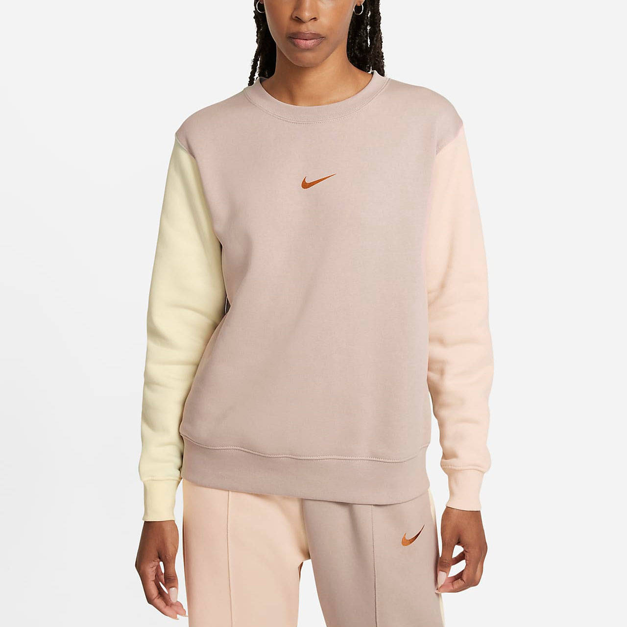 Nike sportswear sweatshirt two tone