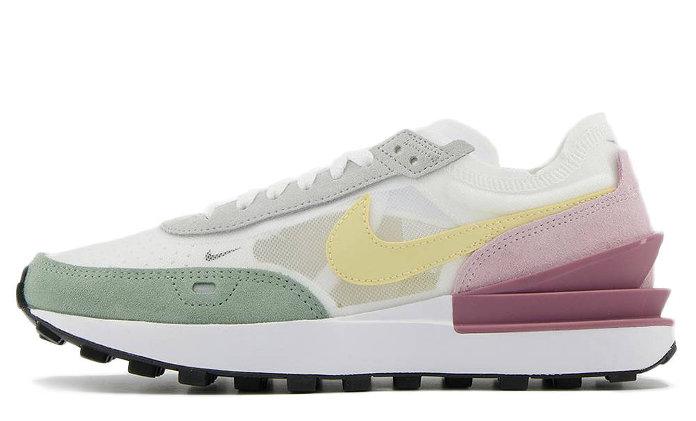 waffle one trainers white lemon drop regal pink