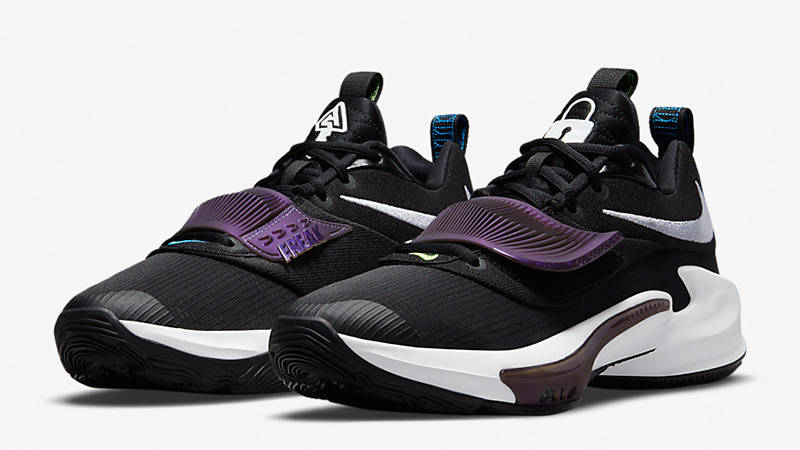 Nike Zoom Freak 3 Black Photo Blue DA0694-001 front