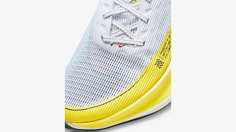 Nike ZoomX Vaporfly NEXT% 2 White Yellow Strike