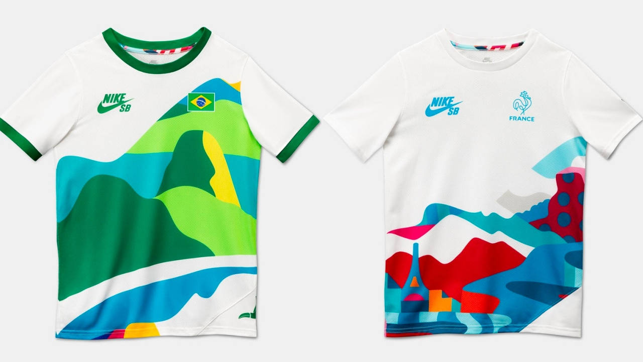 Nike SB Showcase Parra-designed Olympic Skateboard Team Kits