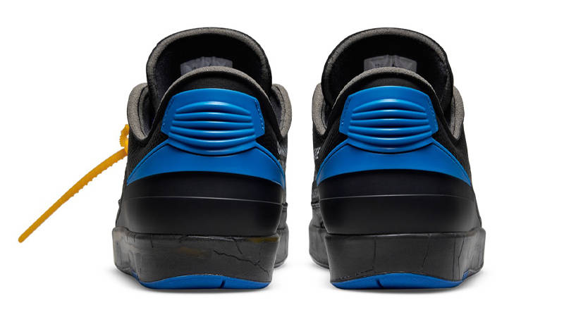 Off-White x Air Jordan 2 Low Black Back