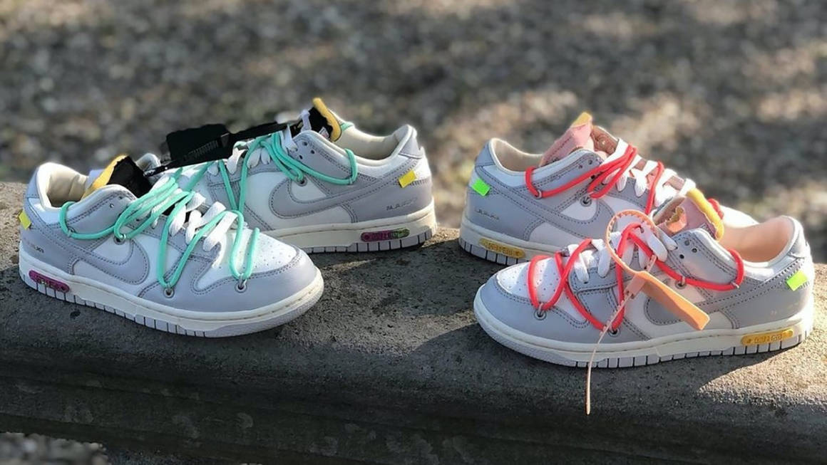 Your Best Look Yet at the Off-White x Nike Dunk Low "THE 50" 04 and 06