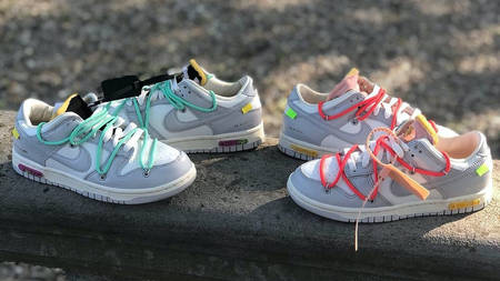 Your Best Look Yet at the Off-White x Nike Dunk Low "THE 50" 04 and 06