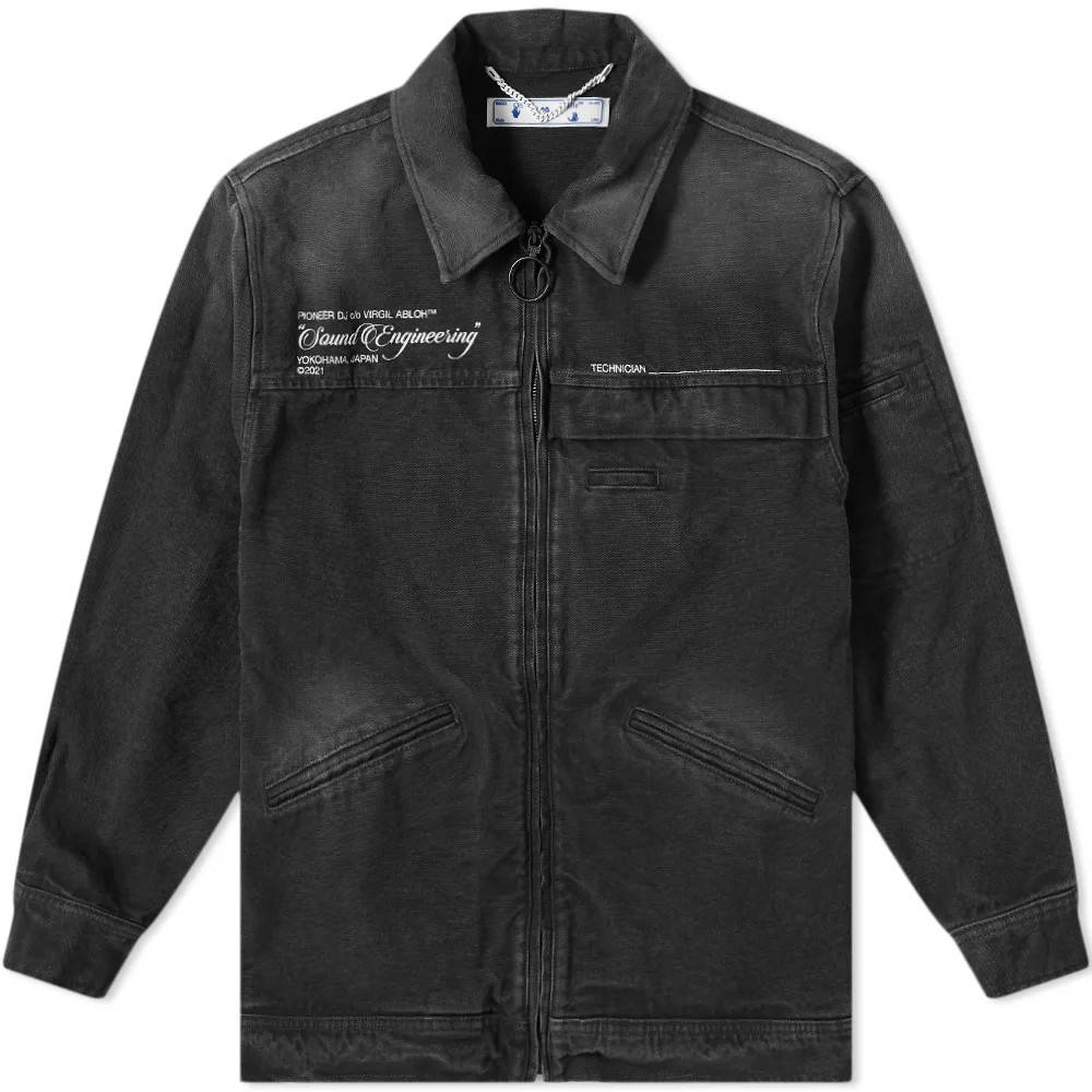 off white coach jacket