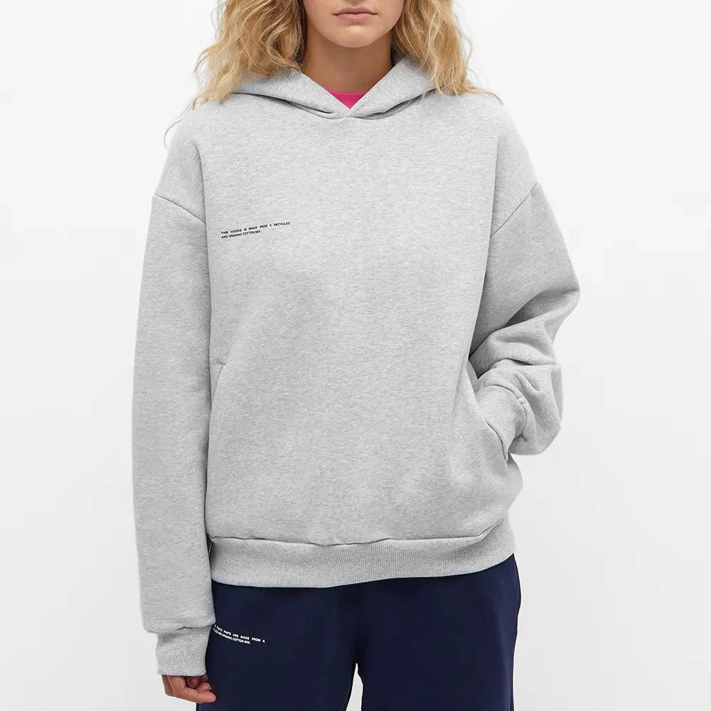 Pangaia Organic Cotton Hoody Grey Marl