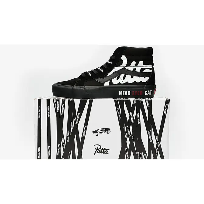 Patta x Vans SK8 Hi Reissue VLT LX Black Where To Buy Vn0a4bvh5x01 The Sole Supplier