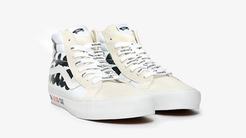 Patta x Vans SK8-Hi Reissue VLT LX White Vn0a4bvh5ww1 front