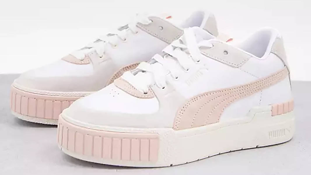 PUMA Cali Pastel Pink White