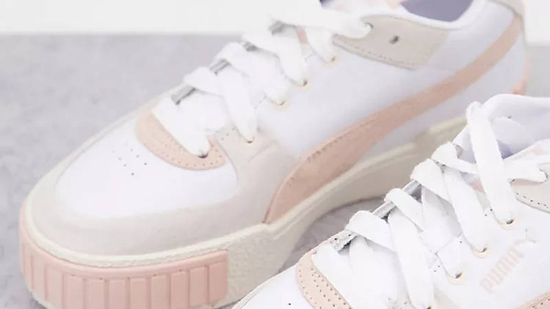 PUMA Cali Pastel Pink White