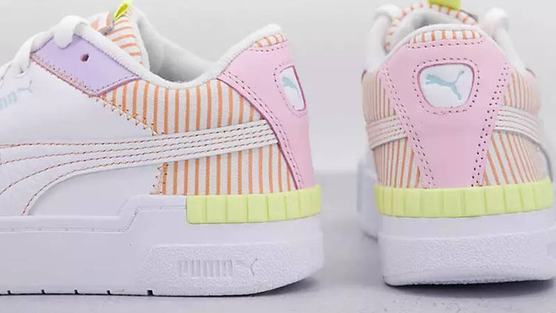 PUMA Cali White Lavender Pink Multi