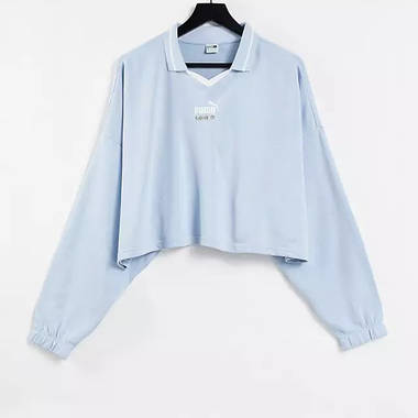 PUMA Queen Crop Oversized Sweatshirt (Plus Size) PUMA Queen Crop Oversized Sweatshirt (Plus Size)