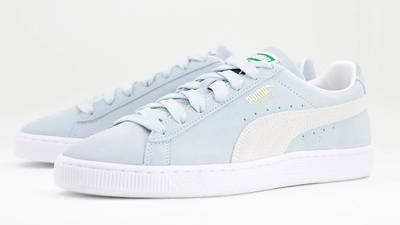 PUMA Suede Classic Cool Blue White Front