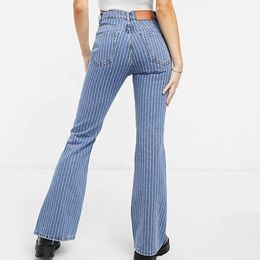 Reclaimed vinatage striped jeans