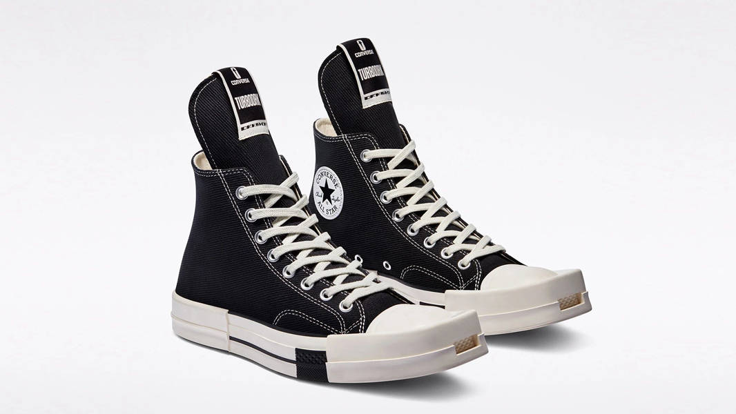Rick Owens DRKSHDW x Converse TURBODRK Chuck 70 Hi Front