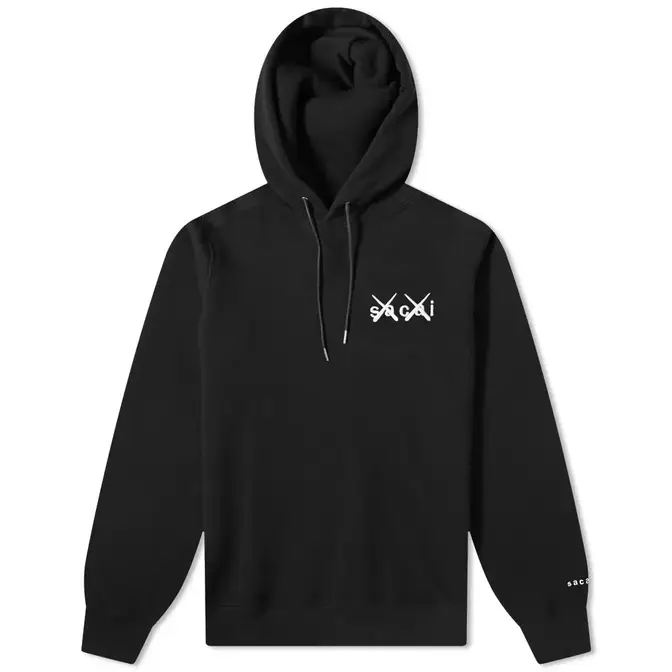 sacai x KAWS Embroidered Hoodie | Where To Buy | The Sole Supplier