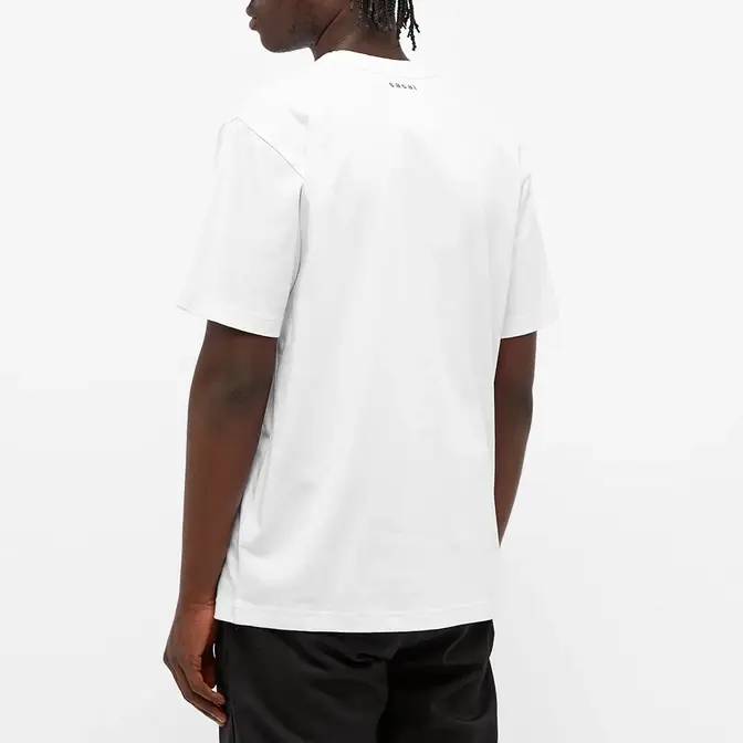 sacai x KAWS Embroidered T-Shirt White | Where To Buy | The Sole Supplier