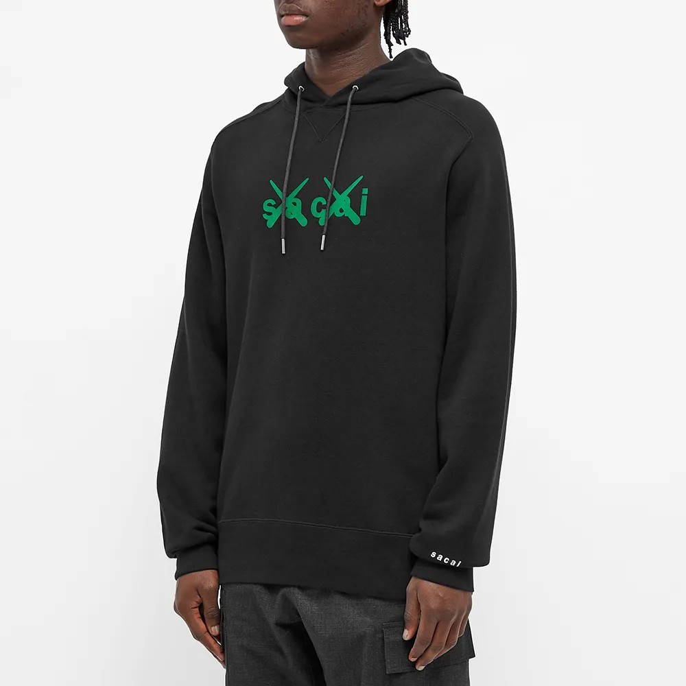 sacai x KAWS Flock Hoodie | Where To Buy | The Sole Supplier