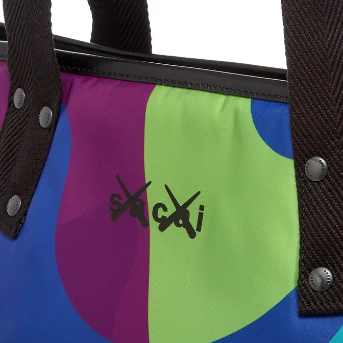 sacai x KAWS Large Tote Bag Multi | Where To Buy | The Sole Supplier