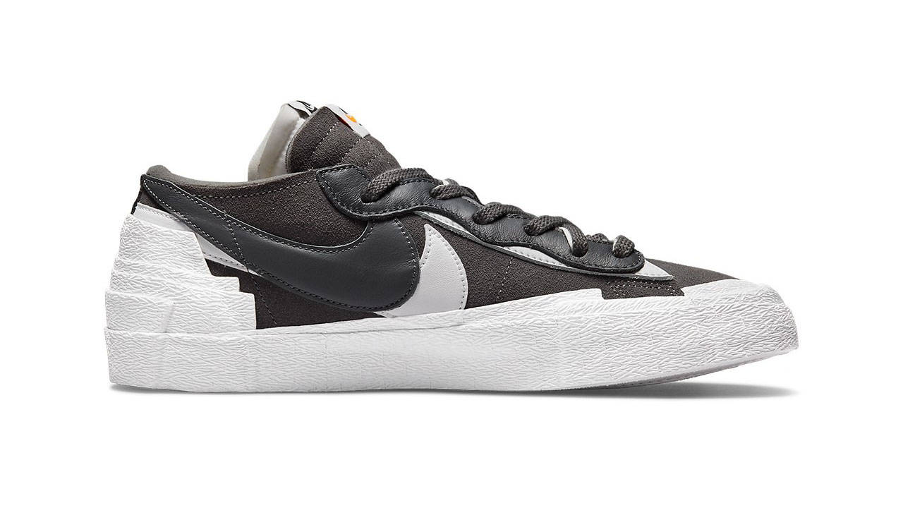 sacai x Nike Blazer Low Iron Grey B