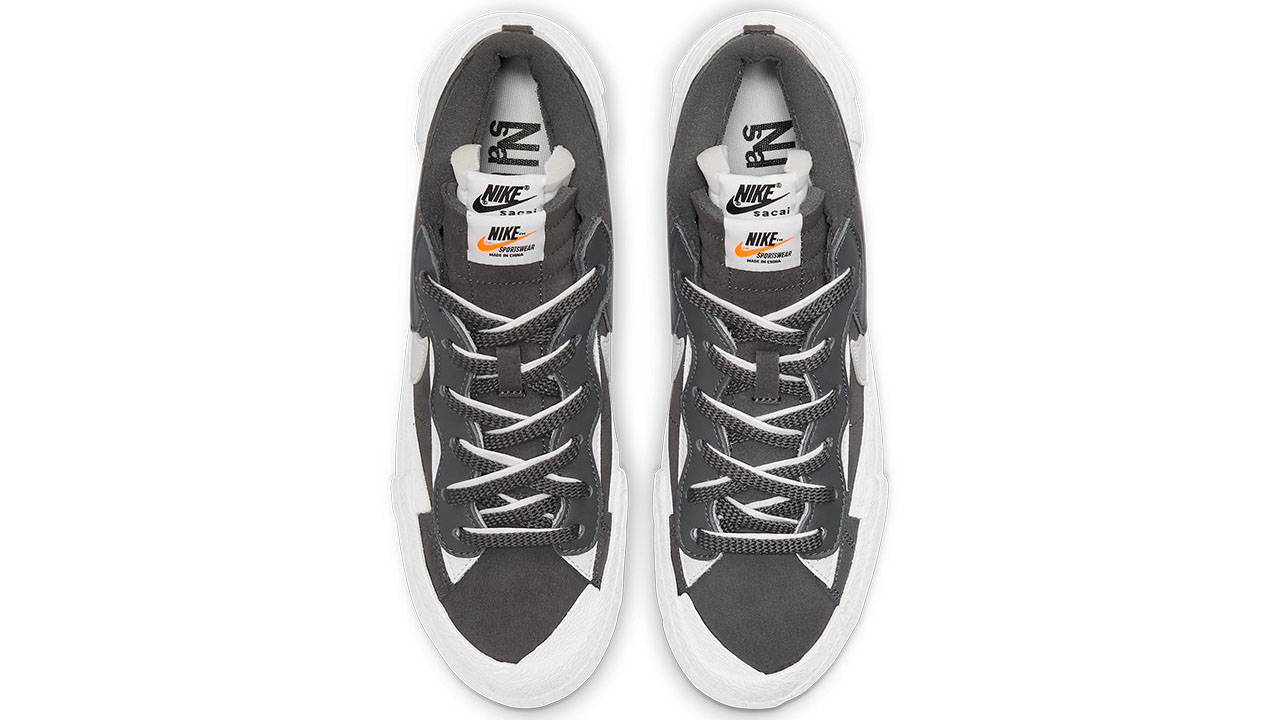 sacai x Nike Blazer Low Iron Grey C