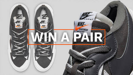 Win the sacai x Nike Blazer Low "Iron Grey" With Mr Porter!