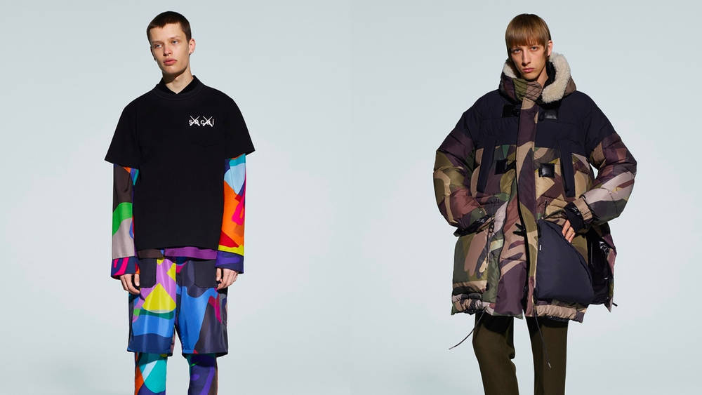 Image via sacai sacai X KAWS Collide for "Wearable Art" Collaboration