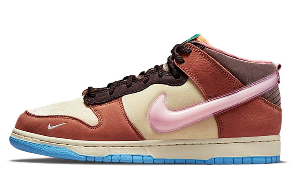 Social Status x Nike Dunk Mid Canvas Burnt Brown