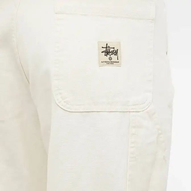 Stussy Woven Canvas Work Pant | Where To Buy | 116496-bone | The
