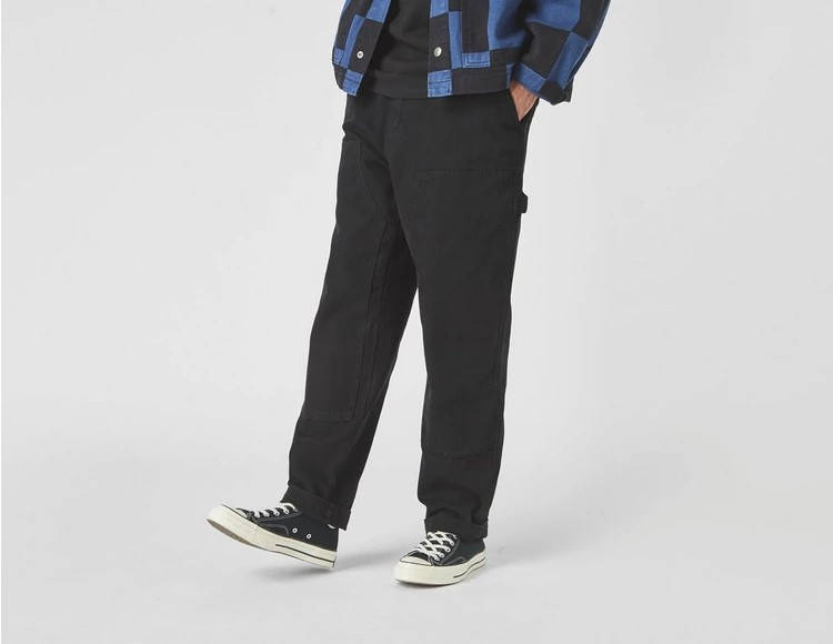 Stussy Woven Canvas Work Pant - Black | The Sole Supplier