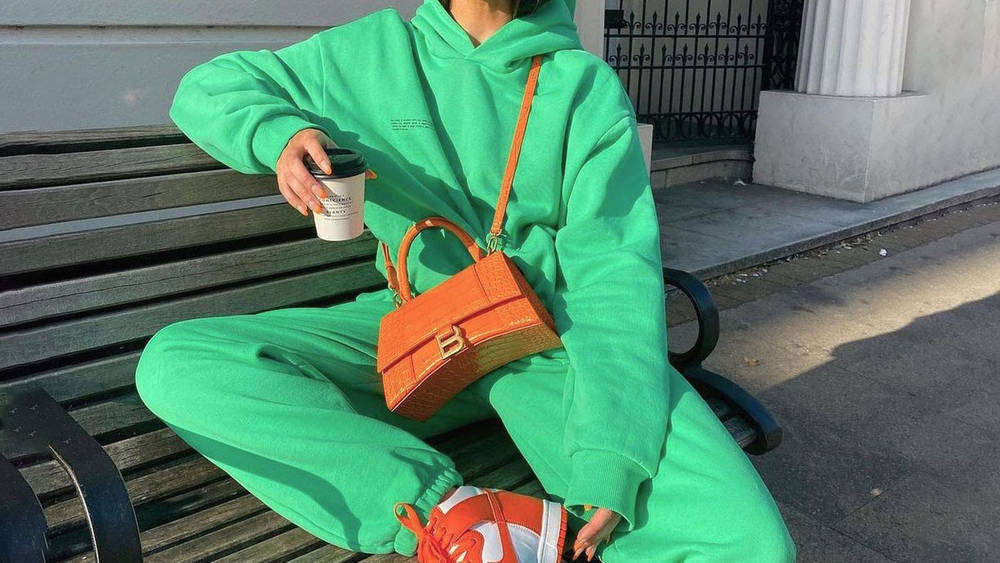 sweatshirt and sweatpants pangaia