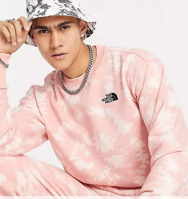 north face tie dye sweatshirt
