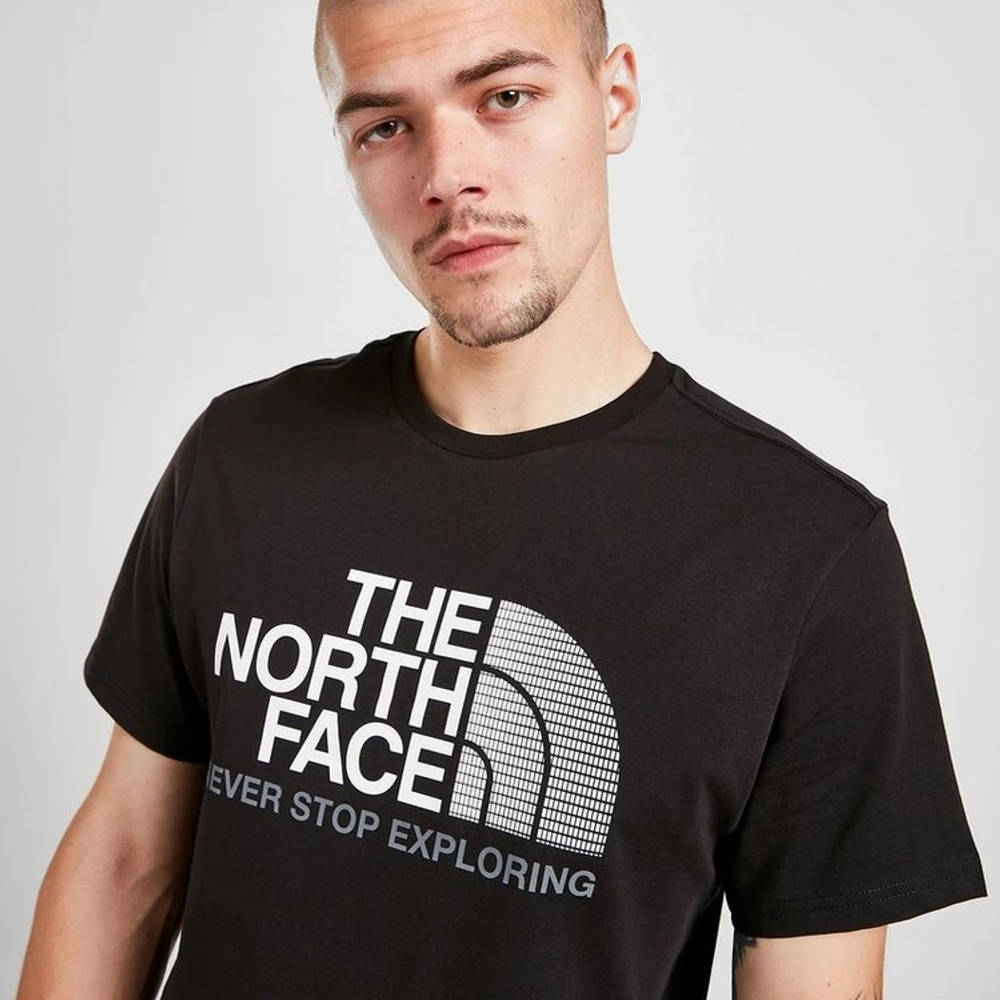 north face t shirt large