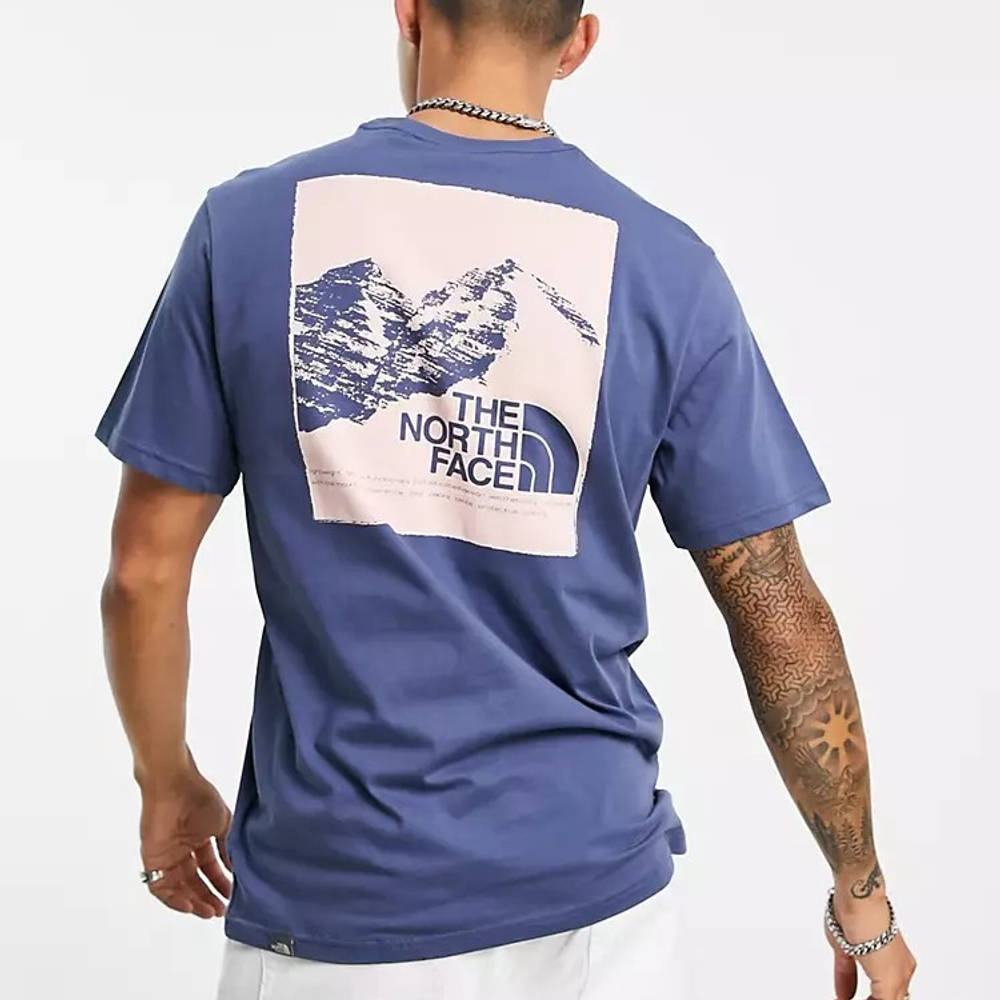 The North Face Mountain Graphic T-Shirt - Blue | The Sole Supplier