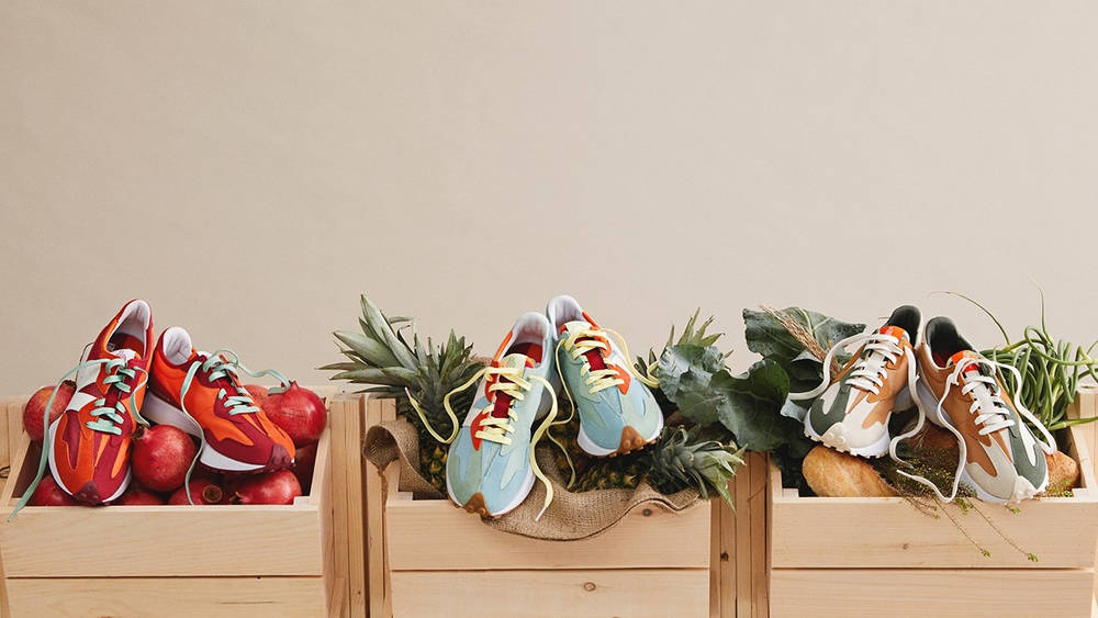 Image via Todd Snyder Todd Snyder x New Balance 327 Farmer's Market