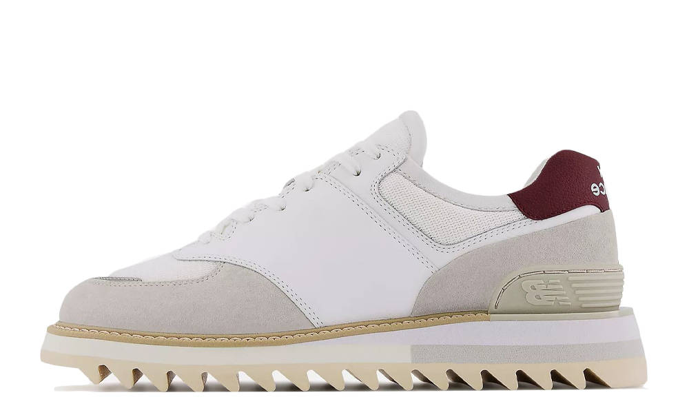 Tokyo Design Studio x New Balance 574 White Burgundy