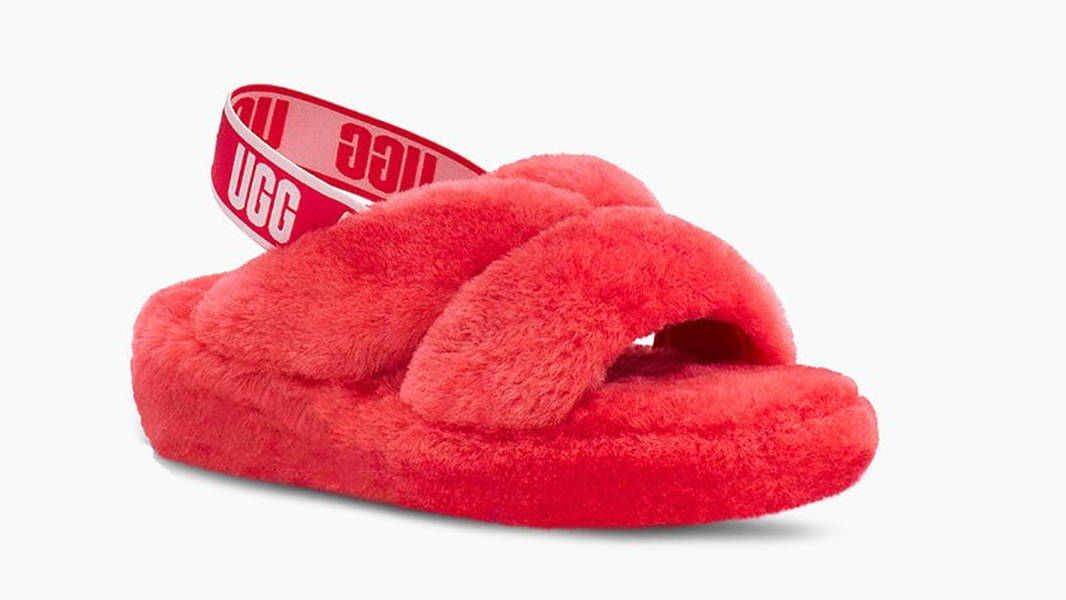 UGG Fab Yeah Slide Hibiscus Pink