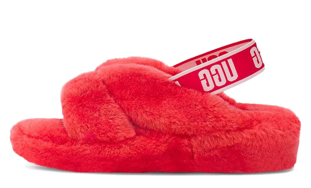 UGG Fab Yeah Slide Hibiscus Pink
