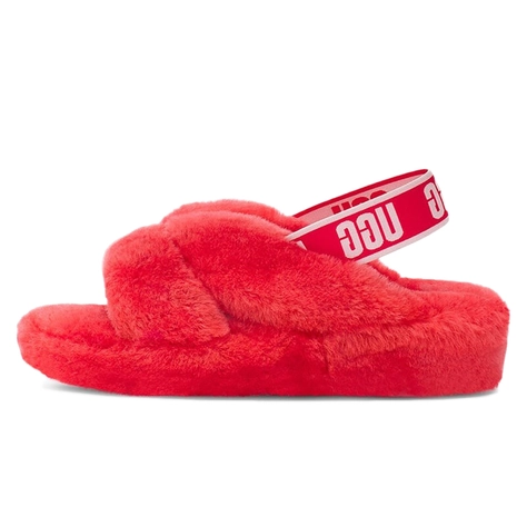 UGG Fab Yeah Slide Hibiscus Pink