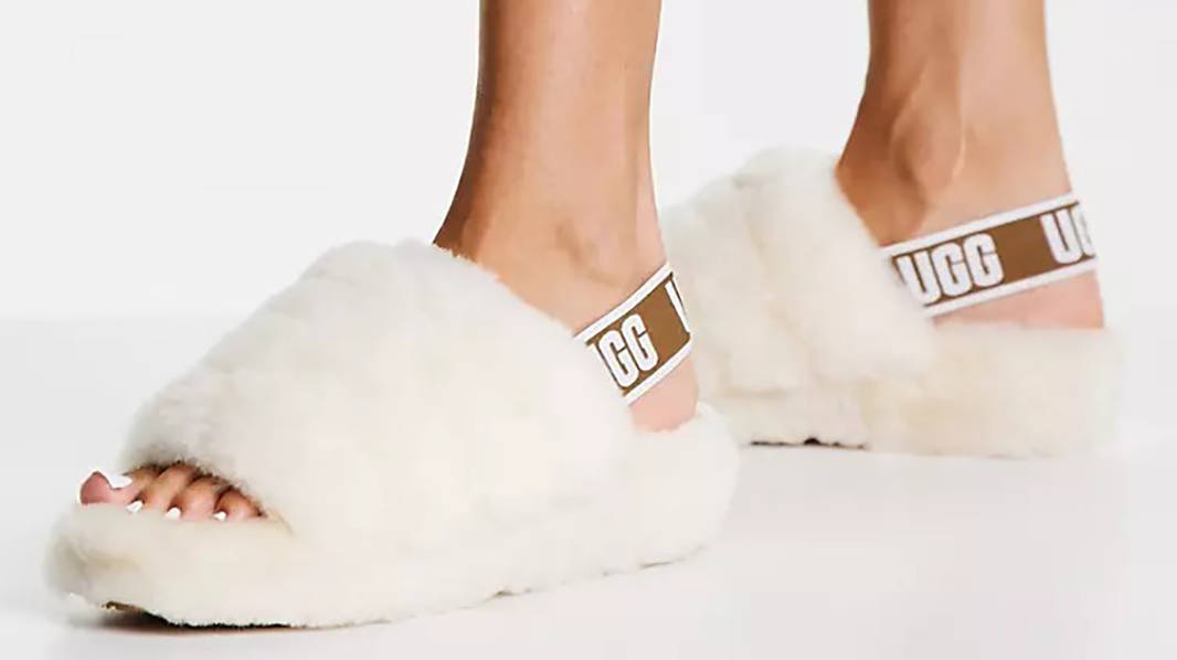 UGG Fluff Yeah Slide Natural Where To Buy 1095119-NAT