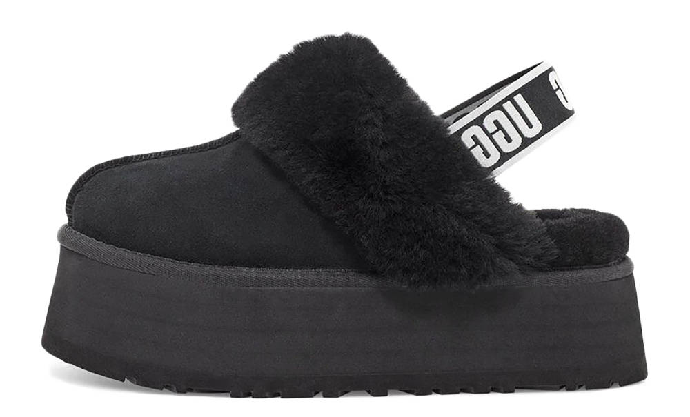 ugg funkette slipper black