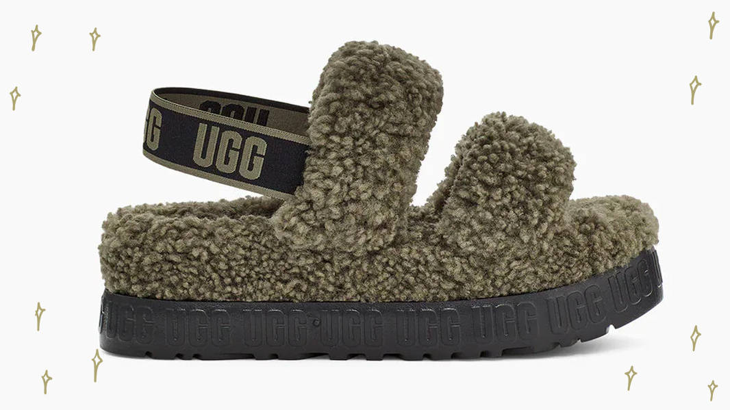 UGG Oh Fluffita Slide Burnt Olive