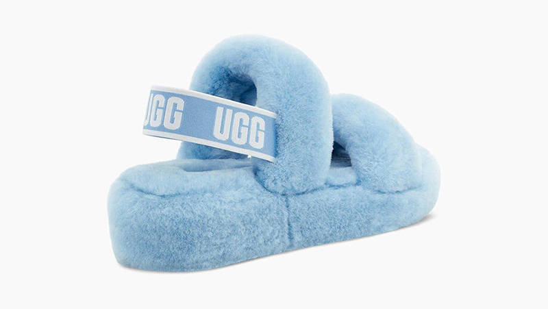 Light blue outlet ugg slides