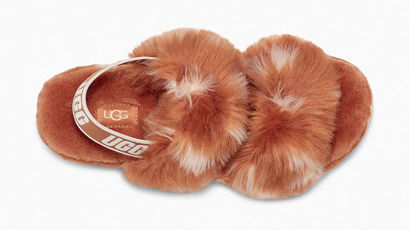 UGG Oh Yeah Spots Slide Natural