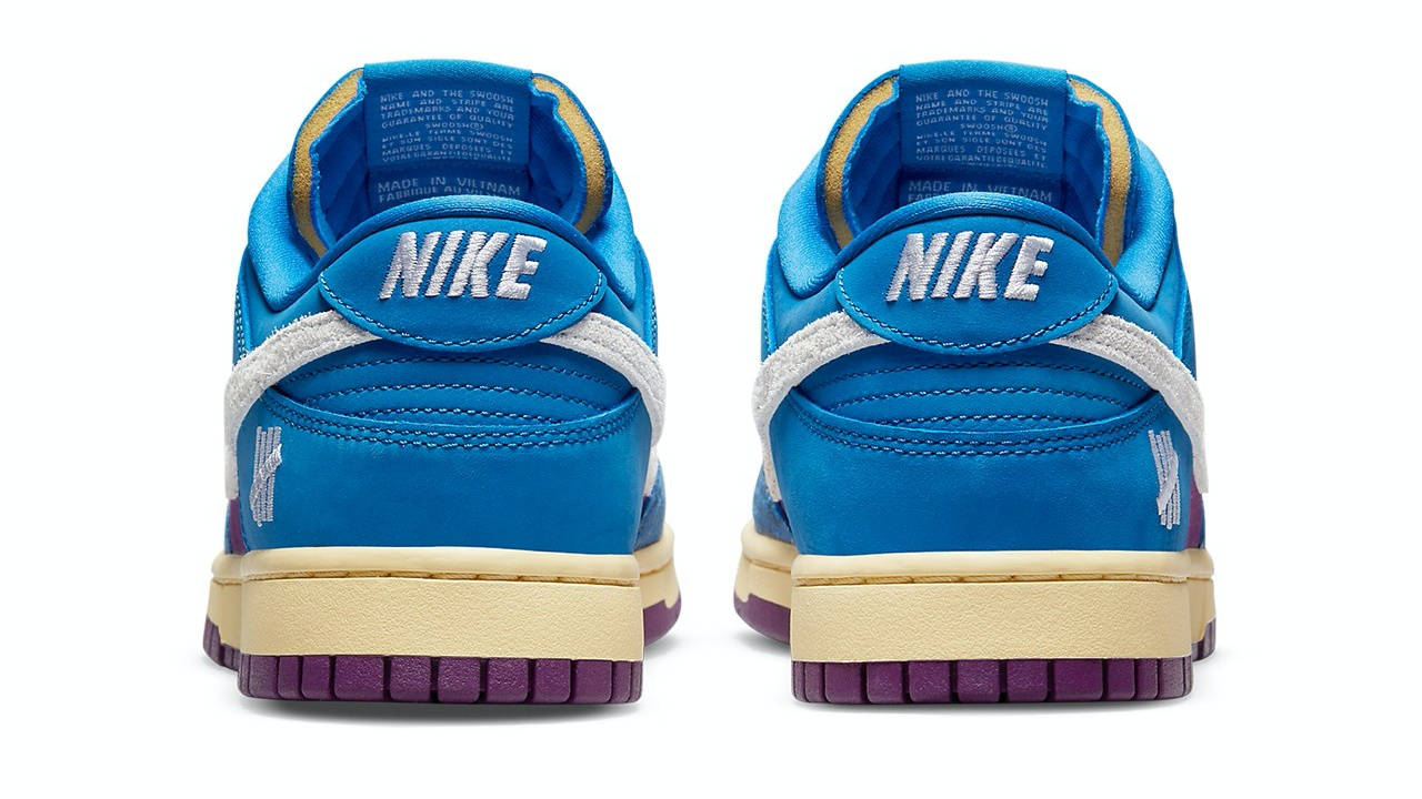 undefeated nike dunk low blue 5