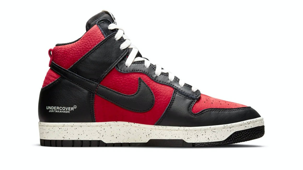Bred Vibes Feature On the UNDERCOVER x Nike Dunk High 1985 "Gym